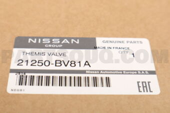 21250BV81A VALVE-MULTI,WATER CONT