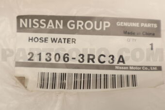 213063RC3A Nissan HOSE-WATER,OIL COOLER