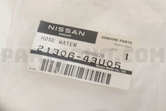 2130643U05 Nissan HOSE-WATER