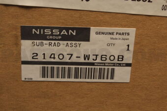 21407WJ60B RADIATOR ASSY-SUB