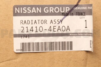 214104EA0A RADIATOR ASSY