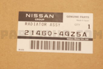 214604GZ5A RADIATOR ASSY