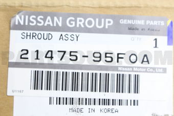 2147595F0A SHROUD ASSY