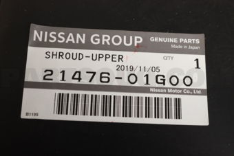 2147601G00 SHROUD-UPPER