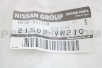21503VW210 HOSE-RADIATOR,LOWER
