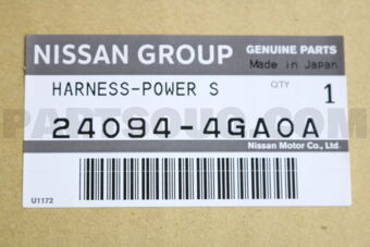 240944GA0A Nissan HARNESS-POWER S
