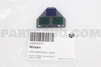 2488004J00 LENS-WARNING LAMP