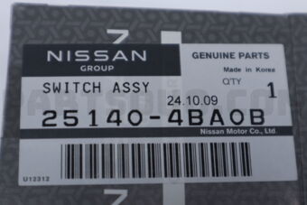 251404BA0B SWITCH ASSY BACK DOOR LOCK