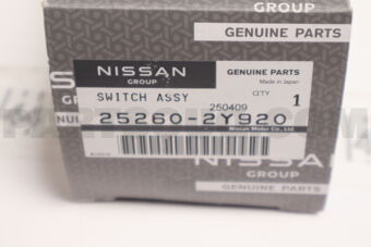 252602Y920 Nissan SWITCH ASSY-WIPER