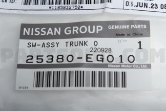 25380EG010 SWITCH ASSY-TRUNK OPENER