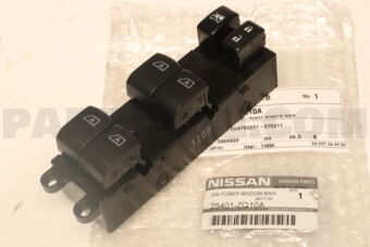 25401ZQ10A Nissan SWITCH ASSY-POWER WINDOW,MAIN
