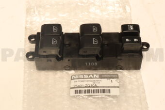 25401ZQ10A Nissan SWITCH ASSY-POWER WINDOW,MAIN