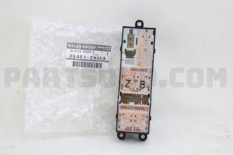 25401ZW80A SWITCH ASSY-POWER WINDOW,MAIN