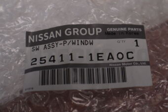 254111EA0C Nissan SWITCH ASSY-POWER WINDOW,ASSIST