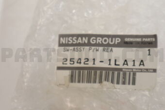 254211LA1A Nissan SWITCH ASSY-POWER WINDOW,REAR