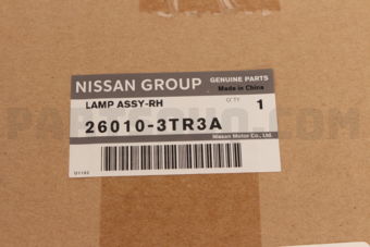 260103TR3A LAMP ASSY RH
