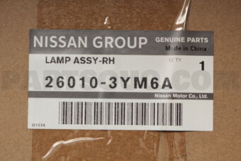 260103YM6A LAMP ASSY RH