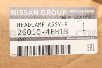 260104EH1B HEADLAMP ASSY R