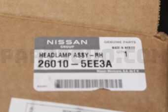260105EE3A HEADLAMP ASSY-RH