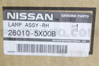 260105X00B LAMP ASSY-RH