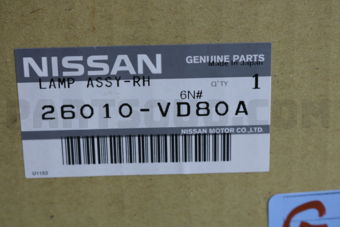 26010VD80A LAMP ASSY-RH