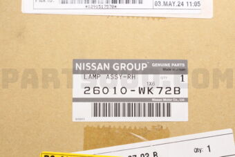 26010WK72B LAMP ASSY-RH