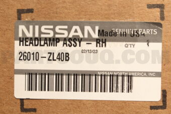 26010ZL40B LAMP ASSY-HEAD, RH