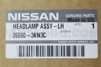 260603KN3C HEADLAMP ASSY-LH