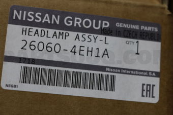 260604EH1A HEADLAMP ASSY LH