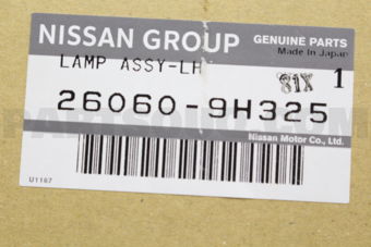 260609H325 LAMP ASSY-LH