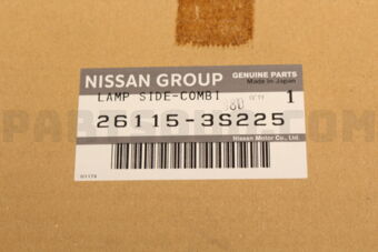 261153S225 LAMP ASSY-SIDE COMBINATION,LH