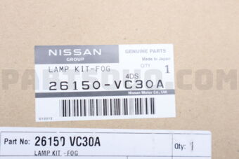 26150VC30A Nissan LAMP KIT-FOG