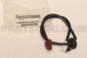 26242VD200 HARNESS-SUB,LICENCE PLATE LAMP