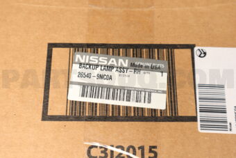 265409NC0A BACKUP LAMP ASSY-RH