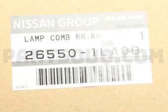 265501LA0B LAMP ASSY-REAR COMBINATION,RH