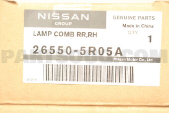 265505R05A LAMP COMB RR,RH