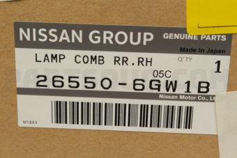 265506GW1B LAMP ASSY COMB