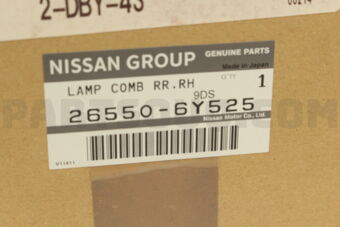 265506Y525 LAMP COMB RR,RH