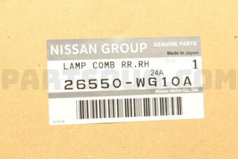 26550WG10A LAMP COMB RR RH