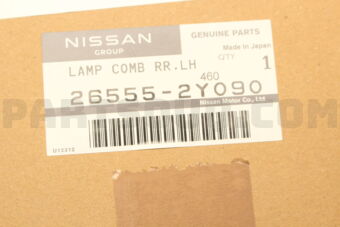 265552Y090 LAMP COMB RR,LH