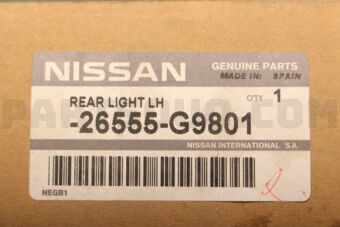 26555G9801 LAMP-RR-COMBI