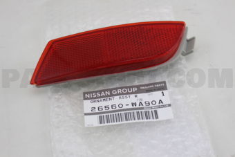 26560WA90A REFLEX REFLECTOR ASSY-RH