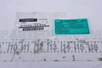 27090VC300 LABEL-CAUTION,AIR CONDITIONER