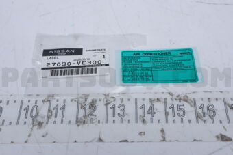 27090VC300 LABEL-CAUTION,AIR CONDITIONER