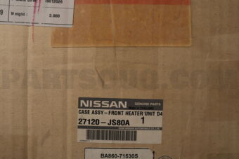 27120JS80A Nissan CASE ASSY-FRONT HEATER UNIT