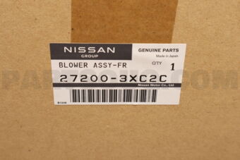 272003XC2C Nissan BLOWER ASSY-FR