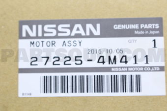 272254M411 MOTOR ASSY