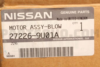 272269U01A MOTOR ASSY-BLOWER