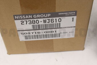 27380WJ610 BLOWER ASSY-REAR