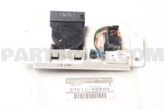 27511VD200 CONTROL UNIT ASSY-REAR AIR CONDITI